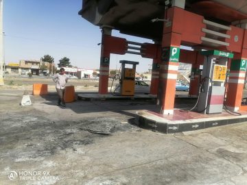 آتش‌سوزی خودرو سواری شوتی در جایگاه اختصاصی شوسف
