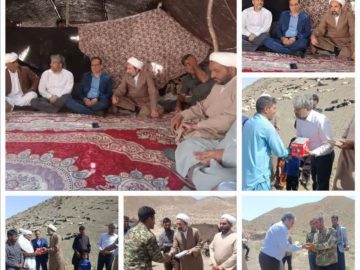 همدلی در دل کویر/ جمع‌آوری زکات واجب در محلات عشایری گزخت