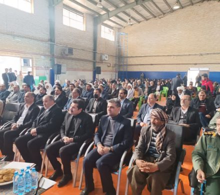 مراسم کلنگ زنی طرح های دهه فجر شهرستان سربیشه
