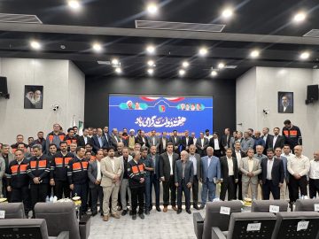 مراسم تودیع و معارفه مدیرکل راهداری و حمل‌ونقل جاده‌ای خراسان جنوبی برگزار شد